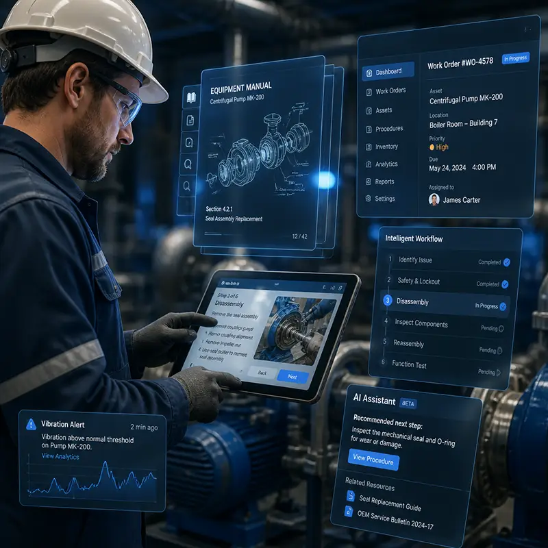 Ai per software manutenzione impianti